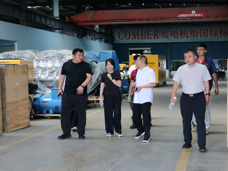 市贸促会副会长刘杨国到康姆勒调研2