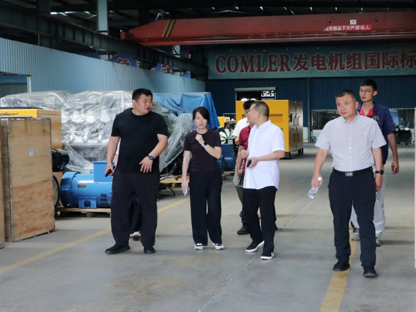 市贸促会副会长刘杨国到康姆勒调研